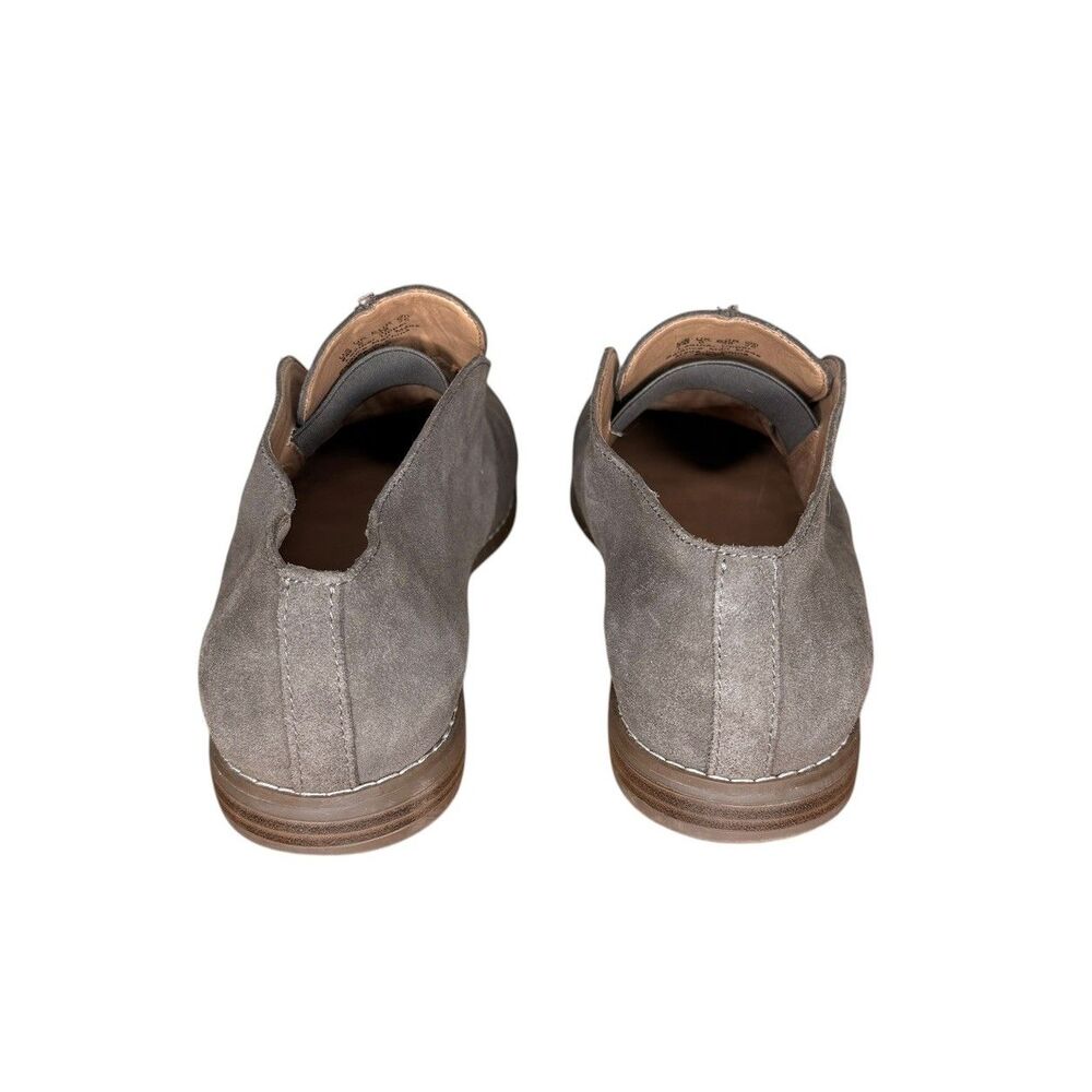 Franco Sarto Oxford Size 8 Pieta Slip-On Leather Suede Gray Loafers Casual - Picture 3 of 8